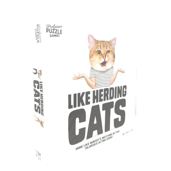 Like Herding Cats Board Game Professor Puzzle Ages 10+ New Sealed - Picture 3 of 9